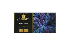 Чай чорний Earl Grey Kolonist к/у 25х2г