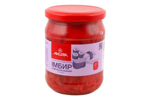 Имбирь маринованный розовый Akura с/б 450г
