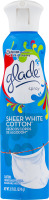 Glade Spray Sheer White Cotton