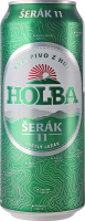 Пиво 0.5л 4.7% светлое фильтрованное пастеризованное Serak Holba ж/б