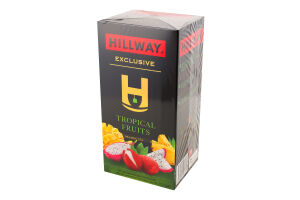Чай чорний байховий дрібний Tropical fruits Exclusive Hillway к/у 25х1.5г