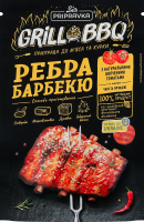 Приправа до м'яса та курки з копченими томатами, чилі та гірчицею Ребра барбекю Grill&BBQ Pripravka д/п 30г