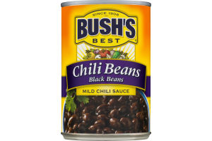 BUSH'S BEST Chili Beans Black Beans Mild Chili Sauce