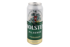 Пиво 480мл 4.7% світле пастеризоване Pilsener Holsten з/б