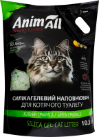 Наполнитель для кошачьего туалета силикагелевый Зеленый изумруд AnimАll 10.5л