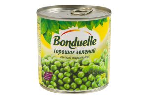 Горошек зеленый стерилизованный Bonduelle ж/б 400г