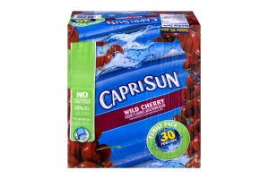 Capri Sun Flavored Juice Drink Wild Cherry - 30 CT