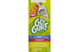 Yoplait Go Gurt Low Fat Yogurt Berry & Strawberry - 8 CT