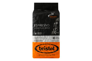Кава Espresso в зернах смажена 500г м/у Bristot