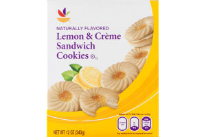 Ahold Lemon & Creme Sandwich Cookies
