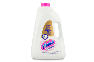 Гель для удаления пятен и отбеливания тканей White Oxi action Vanish 3л