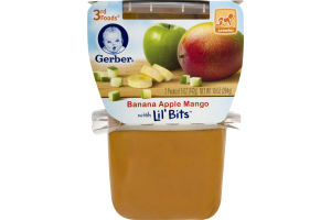 Gerber 3rd Foods Banana Apple Mango With Lil' Bits - 2 CT