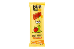 Мармелад фруктовый Яблоко-груша-лимон Jelly Bob Snail м/у 38г