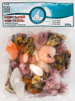 Коктейль морський заморожений із захисною глазур'ю Polar Seafood в/у 250г