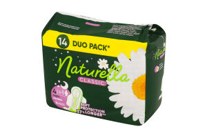 Прокладки гігієнічні ароматизовані Night Classic Naturella 14шт
