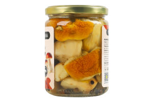 Грибы маринованные Белые Полісянка с/б 360г