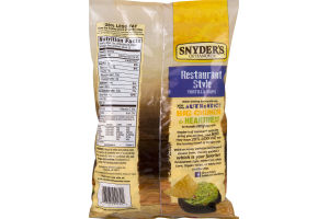 Snyder's of Hanover Family Size Tortilla Chips Restaurant Style