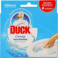 Засіб мийний по догляду за унітазами Морський Стікер чистоти Duck 6х10г
