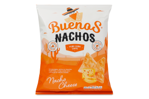 Чипси кукурудзяні зі смаком начо сиру Nachos Buenos м/у 90г