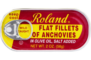Roland Flat Fillets of Anchovies