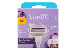 Кассеты сменные для бритья Comfortglide Breeze Venus Gillette 8шт