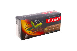 Чай черный байховый мелкий Royal Ceylon Hillway в/с к/у 25х2г