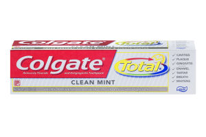 Colgate Total Anticavity Fluoride and Antigingivitis Toothpaste Clean Mint
