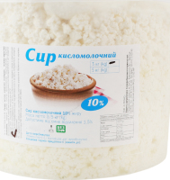 Сир кисломолочний 10% ТОВ C-Транс кг