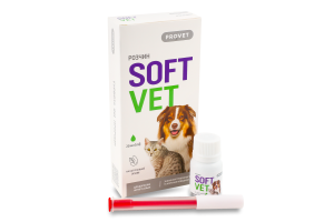 Фітокомплекс д/дорослих котів та собак Softvet Антистресова дія та корекція поведінки 20мл ProVET