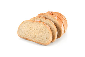 Хлеб пшеничный половинка в нарезке Традиционный Добрий м/у 0.3кг