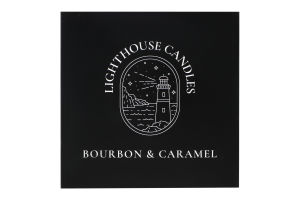 Свічка соєва 100мл Bourbon&Caramel Light House 1шт