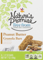 Nature's Promise Granola Bars Peanut Butter - 6 CT