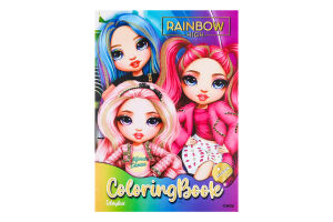 Розмальовка Ideyka The creative Rainbow зі стікер