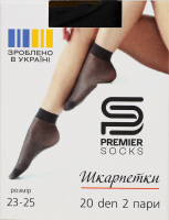 Носки 20D черн Premier Socks 2пари