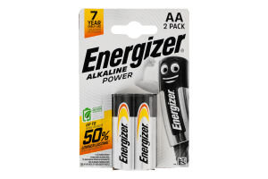 Батарейка АА 1.5V LR6 Alkaline Power Energizer 2шт