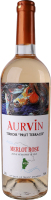 Вино 0.75л 13.5% рожеве напівсухе Merlot Aurvin пл