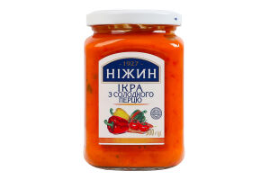 Икра из сладкого перца стерилизованная Ніжин с/б 300г