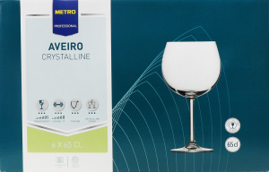 Бокал для вина 650мл №100/00 Aveiro Metro Professional 6шт