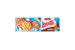 Печенье сдобное с арахисом Lovita Classic Cookies Roshen м/у 150г