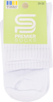 Шкарпетки дит Premier socks ажур серед білі р20-22