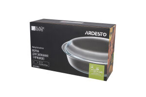 Форма д/запікання Black Mars 3л овальна з кришкою Ardesтo