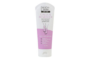 Гель-пилинг для ног кислотный с ментолом Callus Remover Beautyderm 75мл