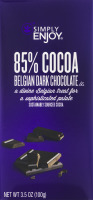Simply Enjoy 85% Cocoa Belgian Dark Chocolate