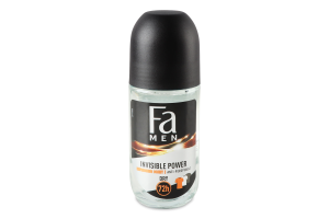 Антиперспирант роликовый Invisible Power Dry Fa Men 50мл