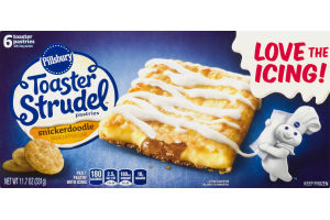 Pillsbury Toaster Strudel Pastries Snickerdoodle - 6 CT