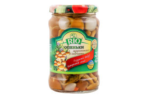 Опята маринованные с луком и сладким перцем Rio с/б 250г