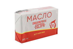 Масло Екстра солодковершкове 82% 180г Альдіс Д
