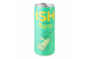 Напиток безалкогольный 0.25л 0.5% газированный Мохито Ish ж/б