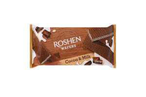 Вафли Cocoa&Milk Wafers Roshen м/у 216г