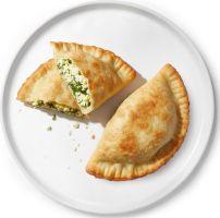 Чебурек печеный с сыром и зеленью